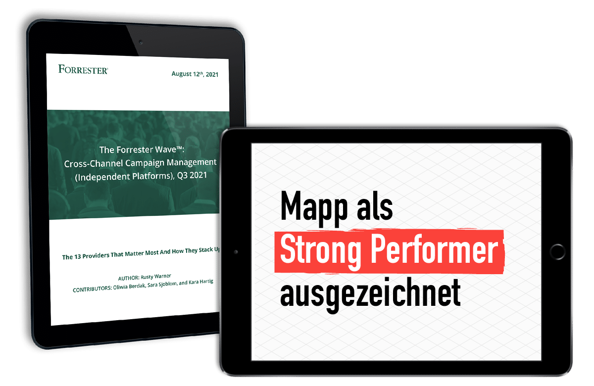 Mapp als “Strong Performer” im Cross-Channel Campaign Management Report Q3 2021 ausgezeichnet');