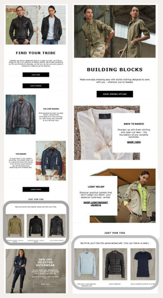 belstaff email empfehlungen