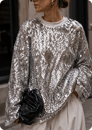 Oversized sequins