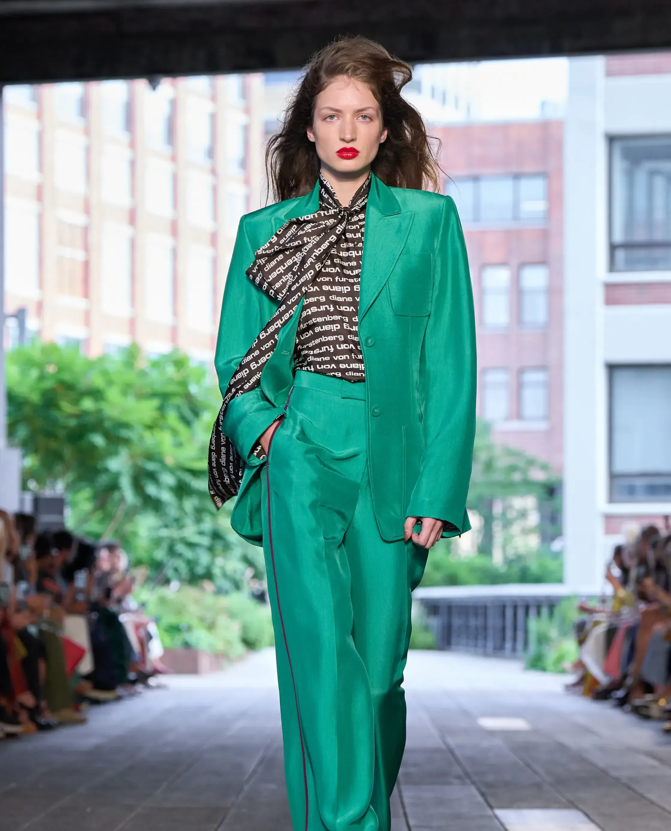 Tailoring at Diane von Furstenberg
