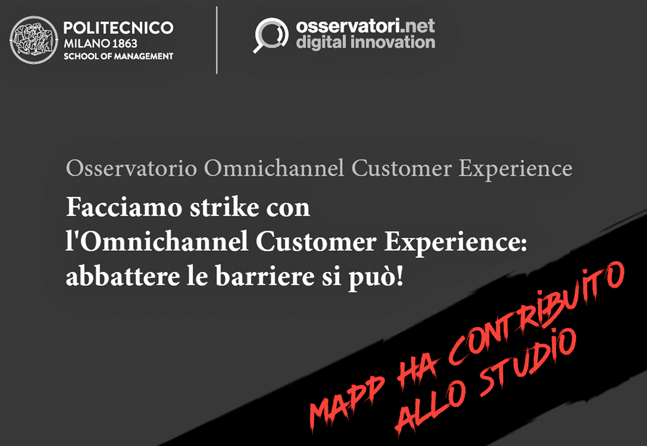 Mapp sponsorizza Osservatorio CX 2019 del Polimi