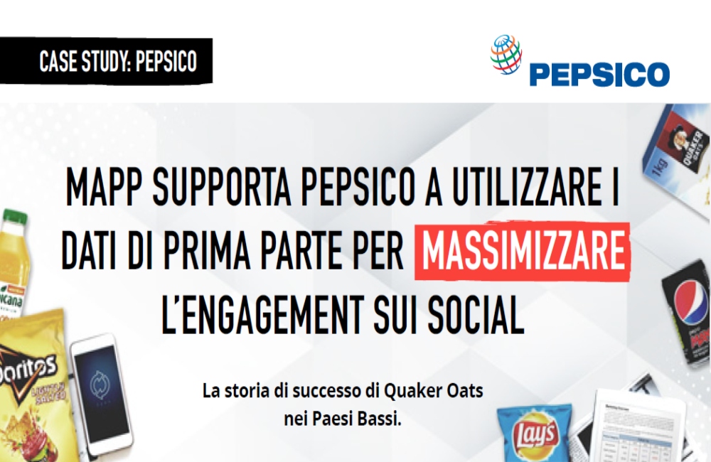 Mapp supporta PepsiCo a utilizzare i dati di prima parte per massimizzare l’engagement sui social');