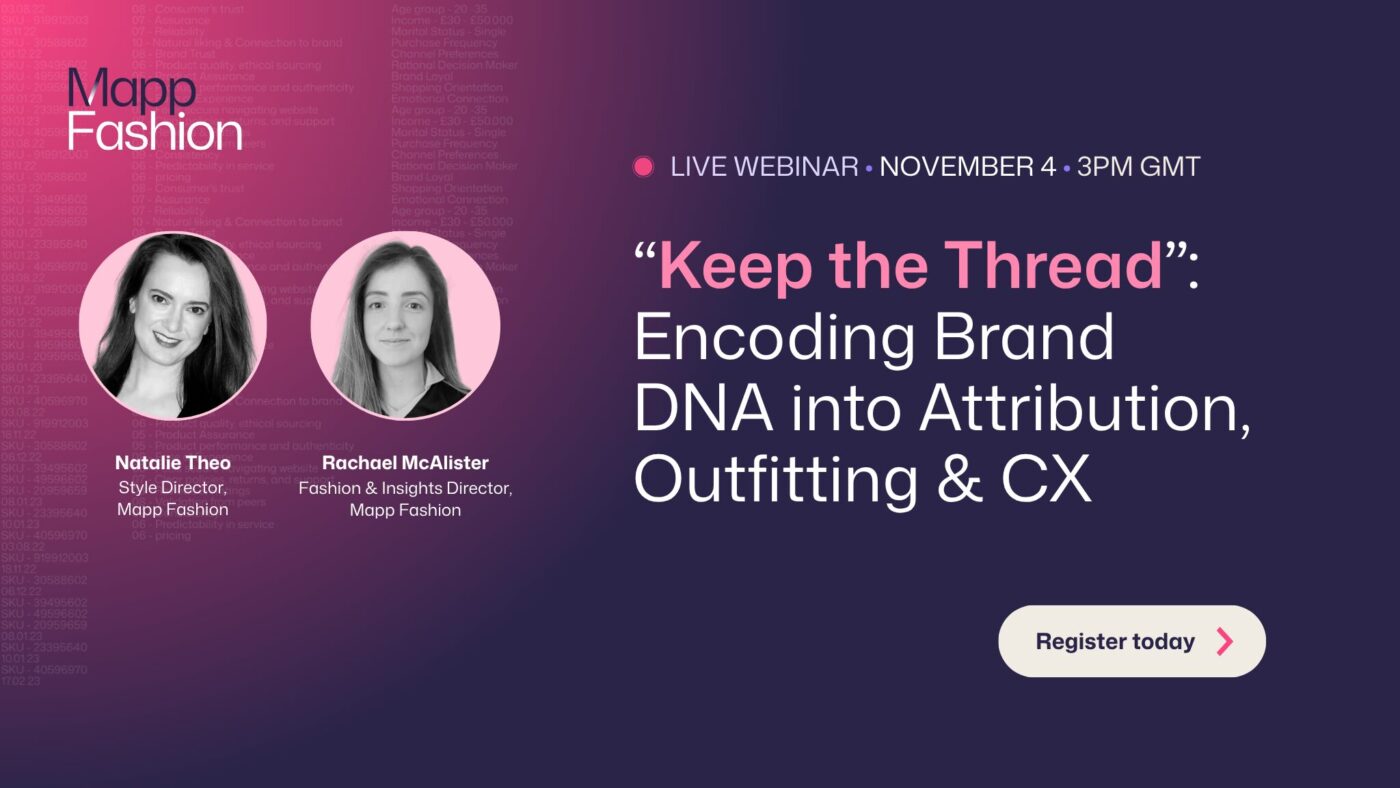 “Keep the Thread:” Encoding Brand DNA into Attribution, Outfitting & CX');
